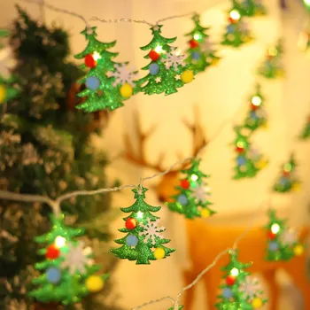 10 Božično Drevo LED Niz Luči, baterijsko Napajanje, Za Božič, Zime, Poroke, Rojstnodnevne zabave, DIY Doma Mantel Dekoracijo