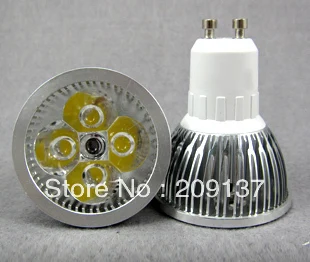 10pcs/veliko High power gu10 12w reflektorji 110V 220V Zatemniti gu 10 led žarnice za razsvetljavo