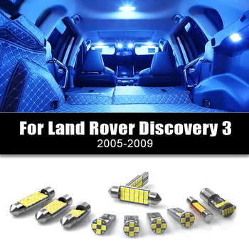 12v Avtomobilska LED Žarnice Za Land Rover Discovery 3 2005-2007 2008 2009 Auto Kit Car Interior Bralna Lučka za Noge Prtljažnik Svetlobe Dodatki