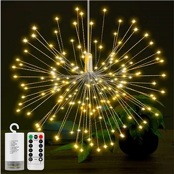 150leds 8 model DIY Ognjemet Svetlobe USB AA Baterije Led Niz Luči Poroko Božični Okraski, Vila Lučka za Osvetlitev Daljavo