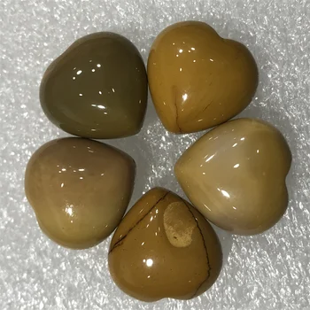2 CM Naravnih Gem Zabuhle Kristalni Kamen Mini Obliki Srca Naravni Kremen Kristalni Obesek Pribor Ljubezen Zdravljenje Gemstone