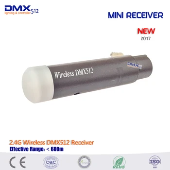 2017 Nov sistem 2,4 Ghz Brezžična DMX512 MINI XLR 3 zatiči Sprejemnik Brezžični Regulator za Led NEON Razsvetljavo