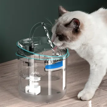 2L Samodejno Mačka Vodnjak Filter Senzor Pijem Za Mačke Napajalni Pes Razpršilnik Vode Auto Pitne Pet Vodnjak Za Mačke