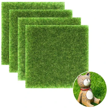 30*30cm Mikro Krajine Dekoracijo Mini Pravljice Vrt Simulacije Rastline Umetno Ponaredek Moss Okrasne Trate Trate Zelene Trave