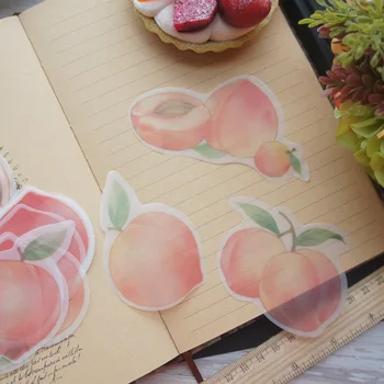 30pcs DIY Intenzivnih Sveže Peach Design Papir Kot Ustvarjalne Obrti, Papir v Ozadju Scrapbooking DIY Uporabo 0