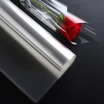 50pcs Jasno Celofan Darilo Film Ovojni Papir za Darila Šopek rož Košare Embalaža Papir Dekorativne Umetnosti Obrti Papir Film
