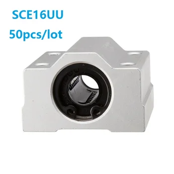 50pcs/veliko SCE16UU 16 mm linearni primeru enota linearnih ležajev blok bloki za cnc usmerjevalnik 3D tiskalnik deli