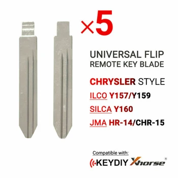 5x Flip Daljinski Izklop Brisalcev Xhorse in Keydiy Upravljalniki Za Chrysler Tip Y157 Y159 Y160