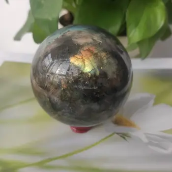 7-8 cm 1pcs naravnih rock labradorite zdravljenje quartz crystal ball za dekoracijo doma