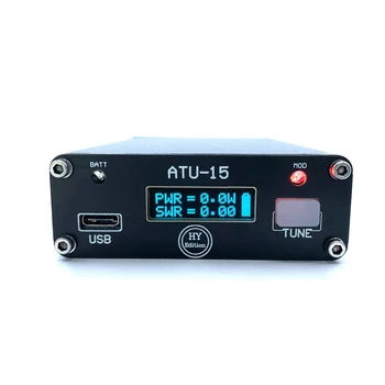 ATU15 1.8 - 30Mhz Mini QRP Radia Avtomatski Antenski Tuner Za N7ddc 1.4 Različica Z LED lučko