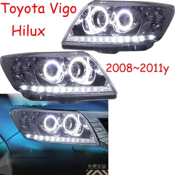 Avto Odbijača Žaromet Za Toyota Hilux Vigo Smerniki 2008~2011y LED DRL Avto Opreme HID Xenon Vigo Hilux Luči za Meglo