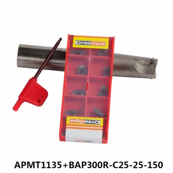 BAP-300R C25-25-150 s 10pcs APMT1135 DOLŽINA 150 Rezkanje orodje imetnik obraz mlin za cnc rezkalni stroj za vstavljanje APMT1135
