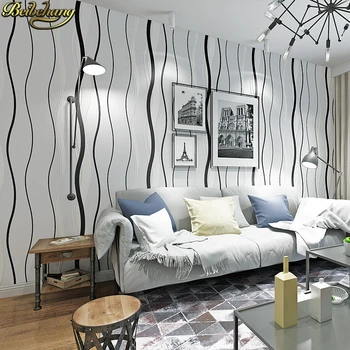 beibehang Sodobno minimalistično 3D prugasta krivulja ozadje Spalnica, dnevna soba, TV ozadju stene oblačili povzetek stene papirja