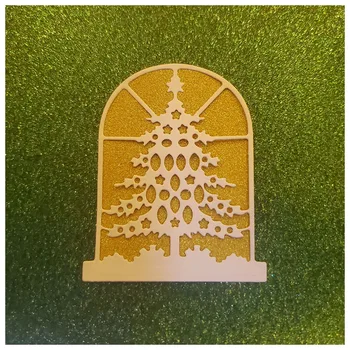 Božično Drevo Rezanje Kovin Matrice Scrapbooking Reliefi Mape za DIY Album Kartico, zaradi Česar Obrti Matrica Pozdrav Papir Obrti