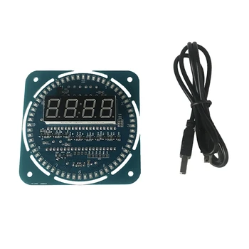 DIY DS1302 Digitalni LED Cev Zaslon LED Ura Alarm Temperatura Modul DIY Komplet Mini USB 5V 3V Za Arduino