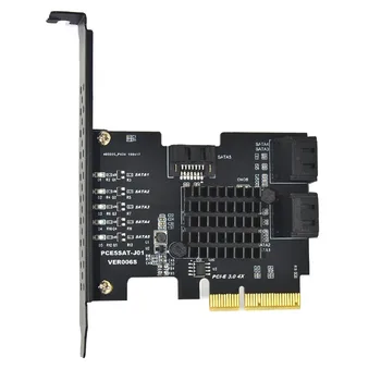 Dodaj na Kartice PCI Express/PCI E/PCIE/PCI-E, SATA 3 PCIE SATA Kartica Krmilnik SATA SATA3 6Gbps 5-Vrat SATA 3.0 PCI-E X4 GEN3 Kartice