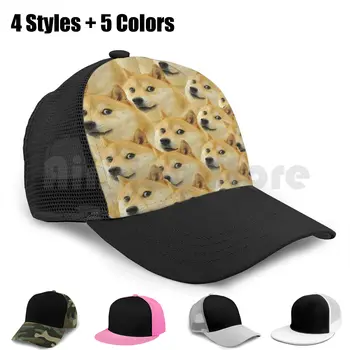 Doge Baseball Skp Diy Očesa Hip Hop Nastavljiv Doge Meme Moker Memes Kul Super Pes Živali, Psi, Živali Srčkan Wow Grafično Oblikovanje
