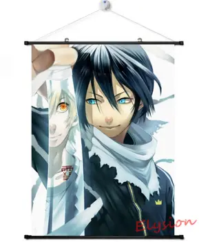 Doma Dekor Anime Plakat Steno, se Pomaknite Noragami Yato Yukine Vroče Japonske Umetnosti steni Plakat, se Pomaknite na platno slikarstvo