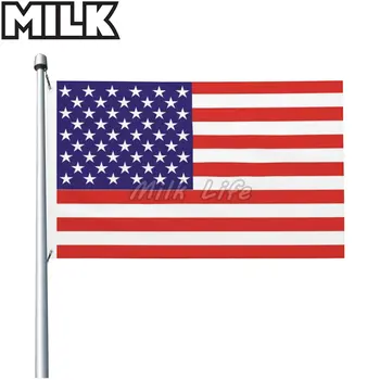 Double-sided (obojestransko Tiskanje ZDA Nacionalno Zastavo z Grommet v Zaprtih prostorih in na Prostem, Transparente, Zastave za Garažo Sobi Doma Bar Pub Dekor