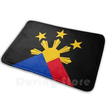 Filipinski Zastavo Krajine Mat Preprogo Preprogo, Anti-Slip Predpražnike Spalnica Papemelroti Filipini Philipines Filipini
