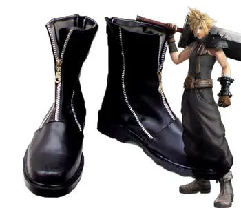 Final Fantasy VII FF7 Oblak Spori Cosplay Čevlji Čevlji po Meri Narejenih iz Železa Zadrgo