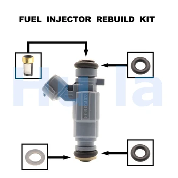 Gorivo Injektor Kompleti za Popravilo za Peugeot 206 OEM 0280156318 Visoko Zmogljivost F01R00M0173