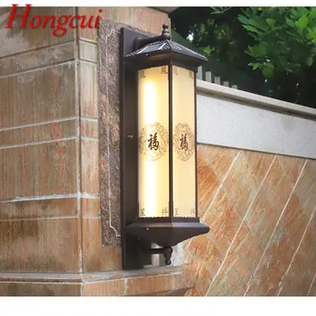 Hongcui Sončne Stene Lučka na Prostem Ustvarjalnost Kitajski Rov Svetlobe LED Vodotesen IP65 za Dom Vila Verandi Dvorišču