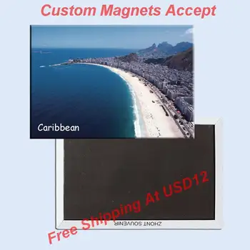 Karibi Hladilnik Magnet 20010;ZDA Potovanja Magneti Darila, 78*54 mm;, Da vaše osebne spominkov