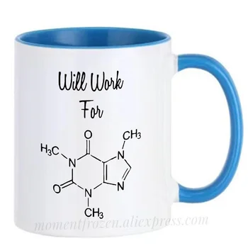 Kemični Učitelji Ročaj Skodelice Čaja, Kave Skodelice Ustvarjalne Mleka Drinkware Osebnost Morf Coffeeware Doma Dekor Rojstni Dan Darila