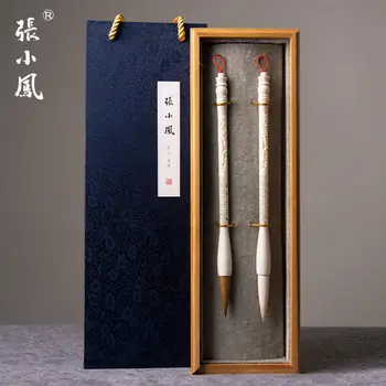 Kitajski arthigh-razred kamele kosti kaligrafija krtačo weasel dlaka volna kaligrafsko pero set redna script