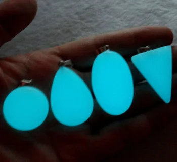 Naravni kamen Turquoises Quartz Crystal Temno Svetlobna obesek za diy Nakit, izdelava ogrlica Accessories8pcs