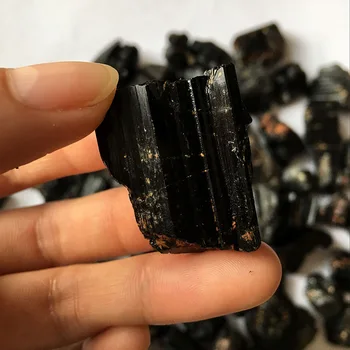 Naravni Črni Turmalin Kristalov Gemstone Zbirateljskih Grobo Rock Mineralnih Vzorcu Zdravilni Kamen Doma Dekor D2