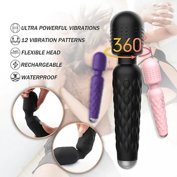Novi Brezžični Vibrator G Spot AV Vibrator Čarobno Palico Adult Sex Igrače Za Ženske Moški Analni Vagine, Klitoris Stimulator Massager Sex Shop