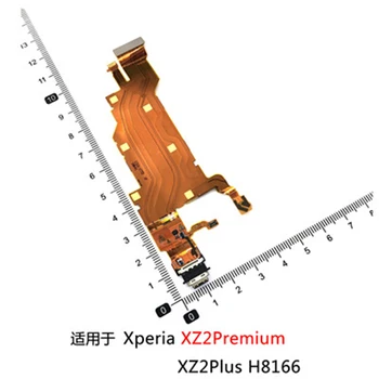 Polnilnik Plošči Vrata USB Priključek Za Sony Xperia XZ2 Premium H8116 H8166 SOV38 Flex Kabel za Polnjenje Dock
