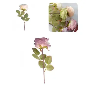 Ponaredek Cvet Praktično Simulacijo Cvet Plastičnih Anti Zbledi Roman Lepe Realne Ponaredek Rose Cvet