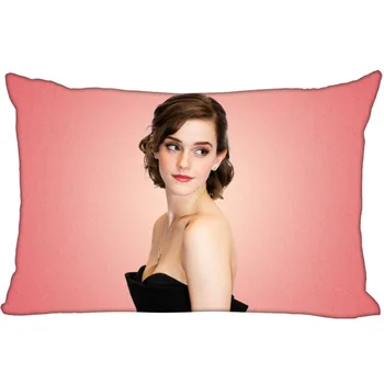 Pravokotnik Blazino Primerih, Vroče Prodaje Najboljše Lepo Visoke Kakovosti Emma Watson Blazino Zajema Tekstil Doma Dekorativne Prevleke Po Meri