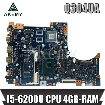 Q304UA mainboard Za Asus Q304U Q304UA Q304 prenosni računalnik z matično ploščo mainboard Preizkušen Ok I5-6200/6198U PROCESOR, 4 GB-RAM