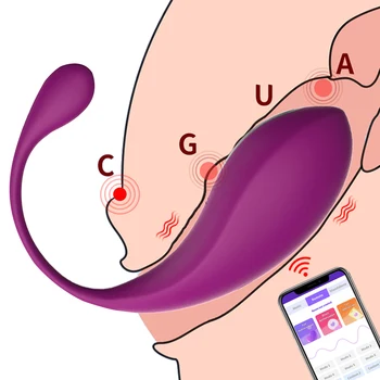 Silikonske Erotične Skok Jajce APP Remote Control Ženski Vibrator Stimulator Klitorisa Vaginalne G-spot Massager Sex Igrača Za Pare