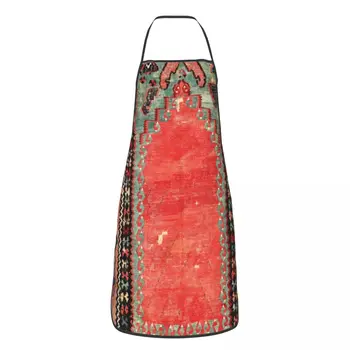 Smešno turški Nišo Kilim Tiskanja hlače z Oprsnikom Predpasniki Moški Ženske Kuhinje Kuhar Retro perzijski Plemenski Etnične Umetnosti Tablier Kuhinje za Kuhanje