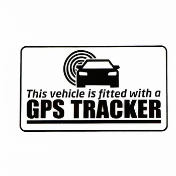 Ta Avto Je Opremljen z GPS Tracker Nalepke Modni Telo Dekoracijo Nepremočljiva PVC Nalepke 22*13CM