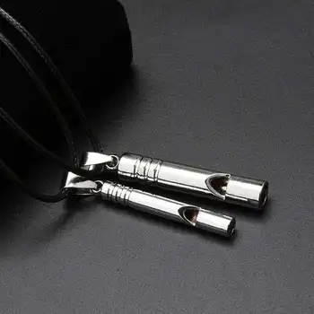 Titana Sili Prenosni Keychain Ogrlica Piščalka EOS Keyring