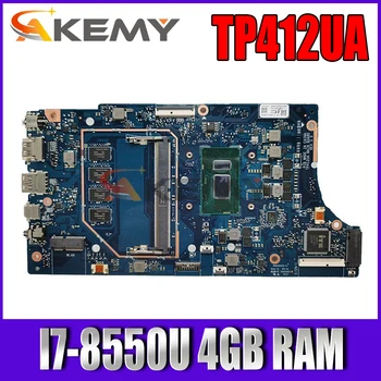 TP412UA Prenosni računalnik z matično ploščo za ASUS Vivobook Flip14 TP412 TP412U TP412UA original mainboard z I7-8550U 4 GB RAM, 100% preizkus ok