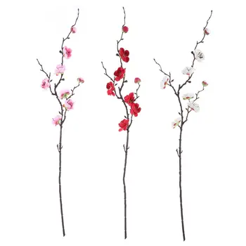 Umetni Plum Blossom Kitajski Slog Majhne Zimske Slive Umetne Rože Dnevna Soba Dekoracijo Svile Cvet Podružnice