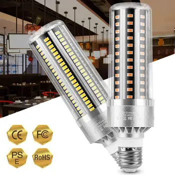 Visoko Kakovostne LED Žarnice Celotno Telo Kovin, Visoko Svetlost E26 E27 LED Corn Lučka AC85-265V 50 W 54W LED Komercialni Razsvetljave