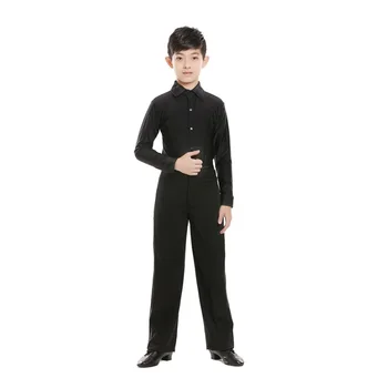 X2005 Fant je latinski Ples Kostum otroška Majica Racing Obleko Standard Strokovni Izpit Oblačila Teens Uspešnosti Obrabe