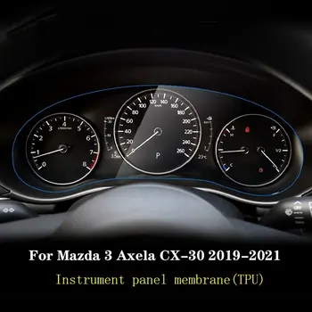 Za Mazda 3 Axela CX-30 2019 2020-2022 Avtomobilske notranjosti armaturne plošče membrane LCD zaslon TPU zaščitno folijo Anti-scratch