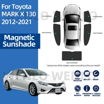 Za Toyota MARK X 130 2012-2021 Vetrobransko steklo Dežnik Magnet Zavesa S Posnetka Odtenek Okno Ščit Posebno zaščito pred soncem mreža proti Komarjem