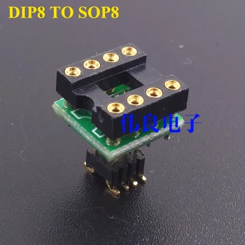 Zaplata Ravne DIP8, da SOP8 Zvočne Kartice Nadgradnjo 8Pin Adapter svet Končni Izdelek ali DIY Kit