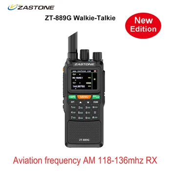 Zastone 889G Walkie Talkie 10W dvosmerni Radijski GPS 3000mAh Dual Band Walkie-Talkie Ham CB Radijskih frekvenc SEM 118-136MHZ RX