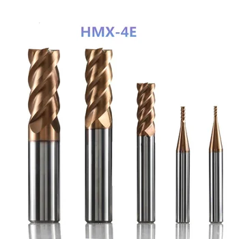ZC-CT HMX-4E-D1.0/HMX-4E-D1.5/HMX-4E-D2.0/HMX-4E-D2.5/HMX-4E-D3.0/HMX-4E-D3.5/HMX-4E-D4.0/HMX-4E-D4.0 Štiri flavta flat end mill